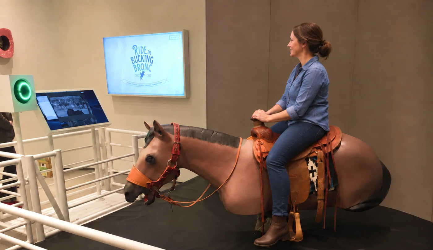 National Cowgirl Museum — Ride the Bucking Bronc