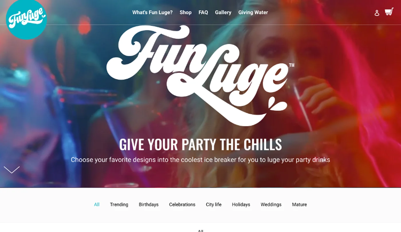 Funluge — Brand Website (E-commerce)