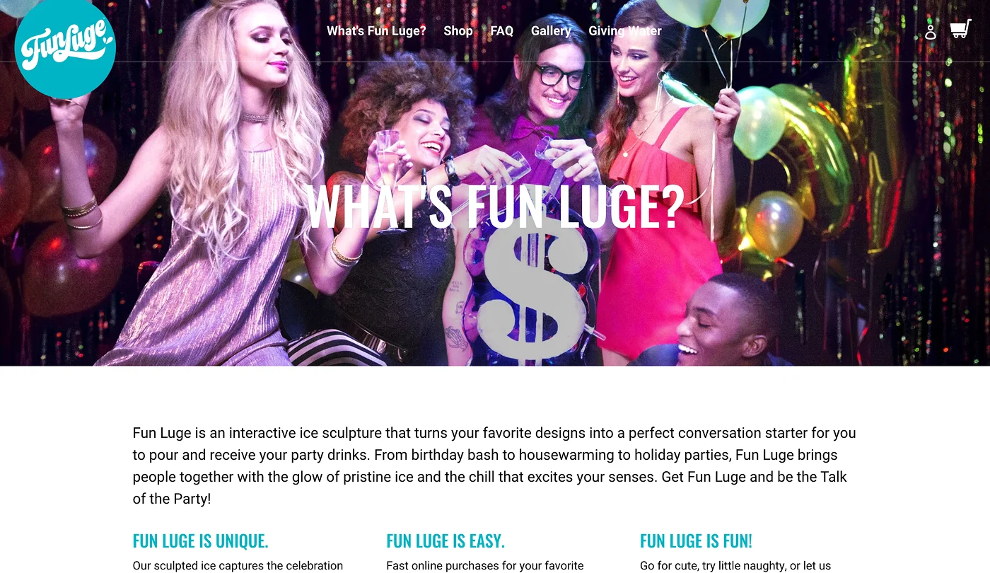 Funluge — Brand Website (E-commerce)