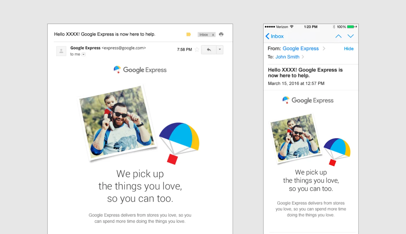 Google Express — Texas Launch Campaign