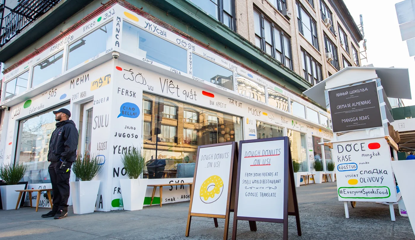 Google Translate Restaurant | Google