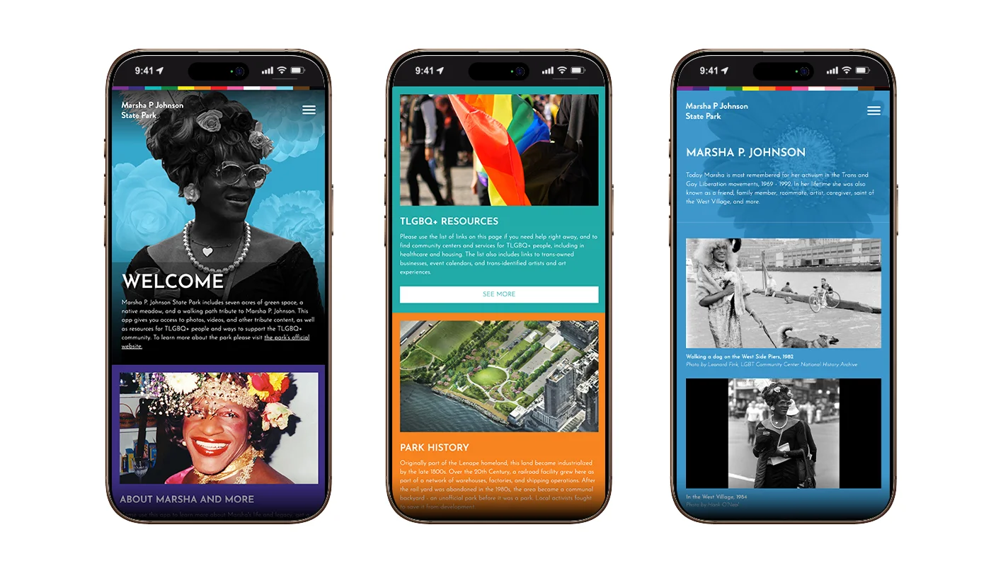 Marsha P. Johnson State Park — Mobile App