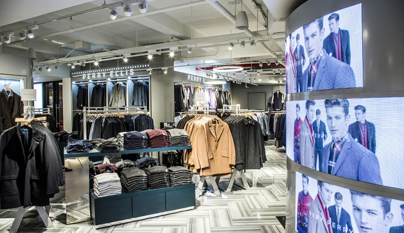 Perry Ellis — Macy's Store Concept