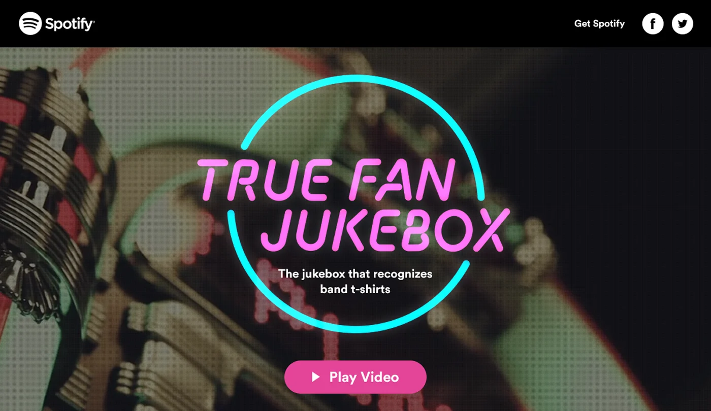 True Fan Jukebox | Spotify