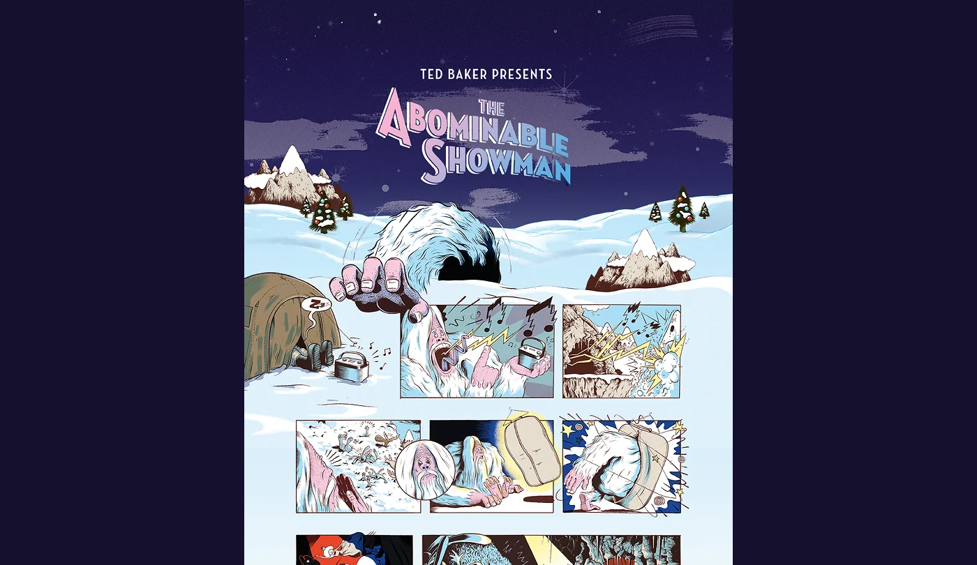 Ted Baker London — Abominable Showman Window Campaign