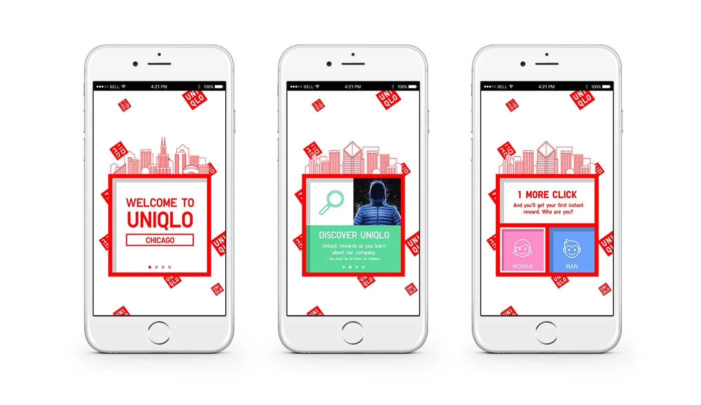 Uniqlo Chicago In-store Web Application | Uniqlo