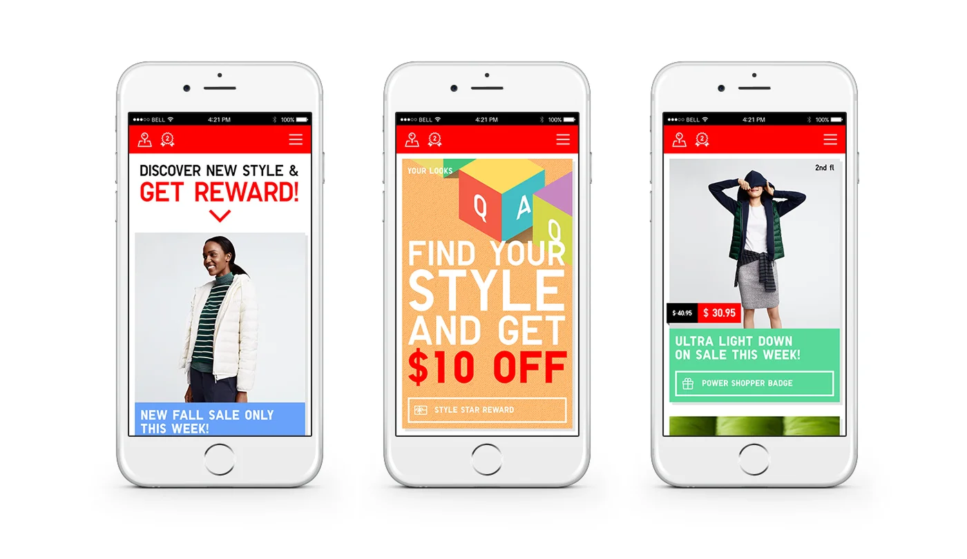 Uniqlo Chicago In-store Web Application | Uniqlo